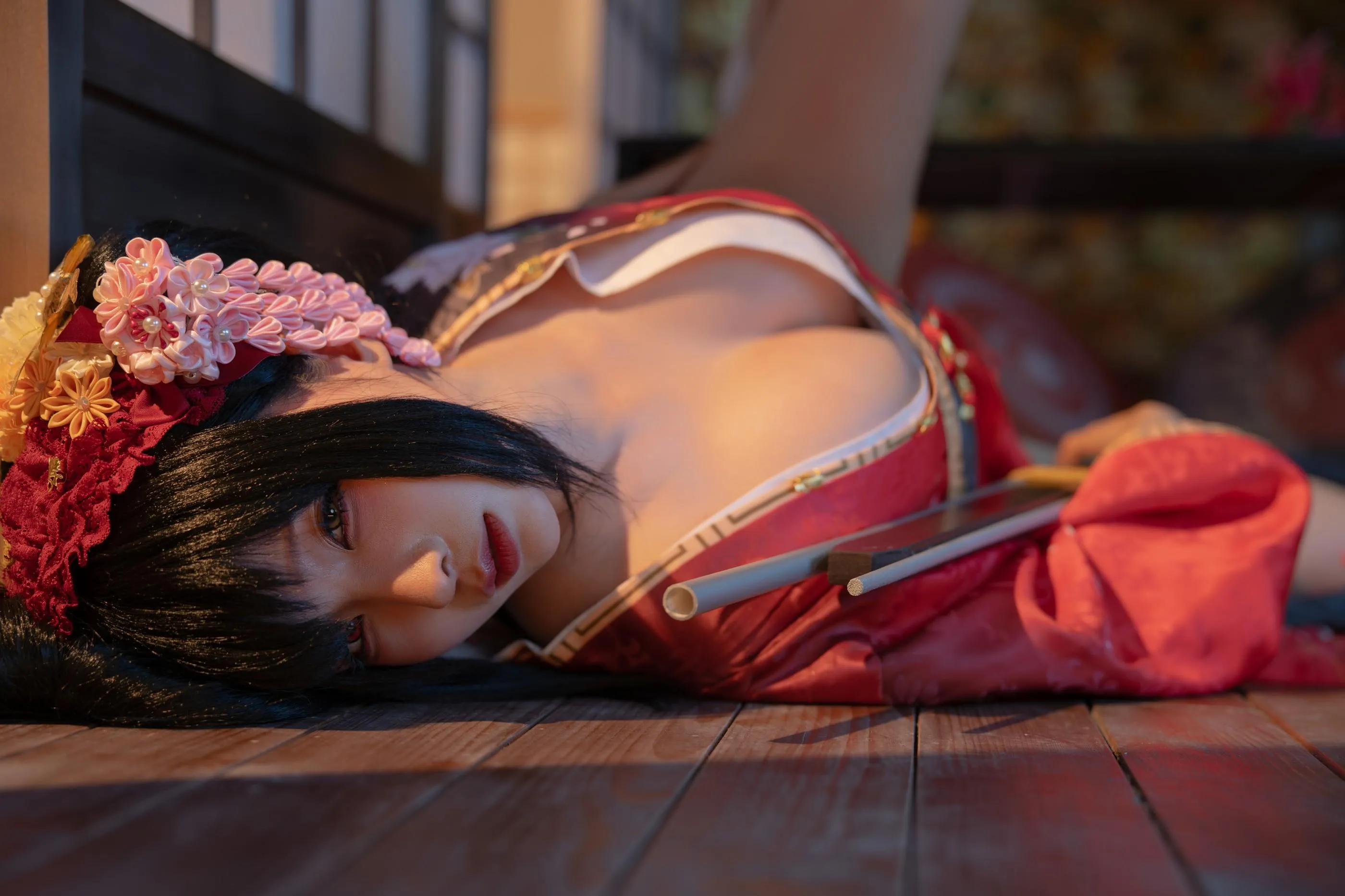 蠢沫沫 – NO.304 狂三和服cos-狂三 正片 [147P]插图3